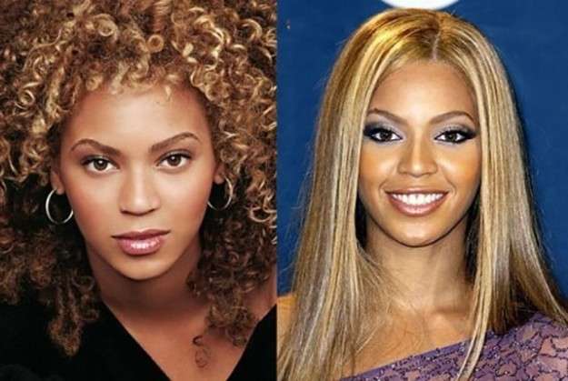 Beyoncè con il naso rifatto